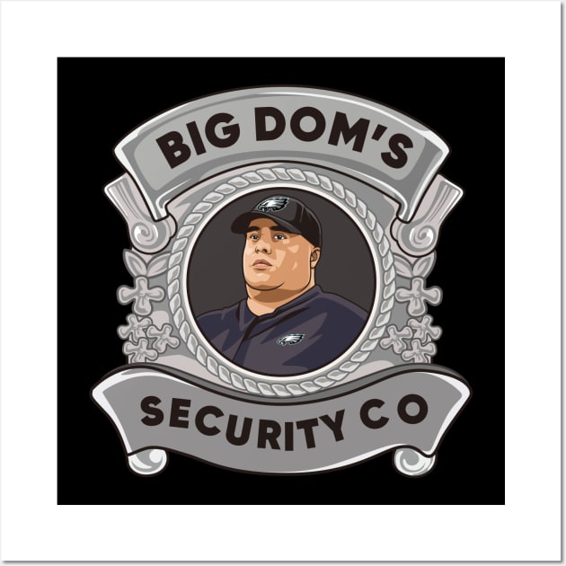 The Big Dom Wall Art by Tailgate Team Tees